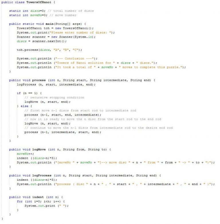 solved this is to be programmed in java. write a... Tower of Hanoi – a study of recursive function – Techdemic