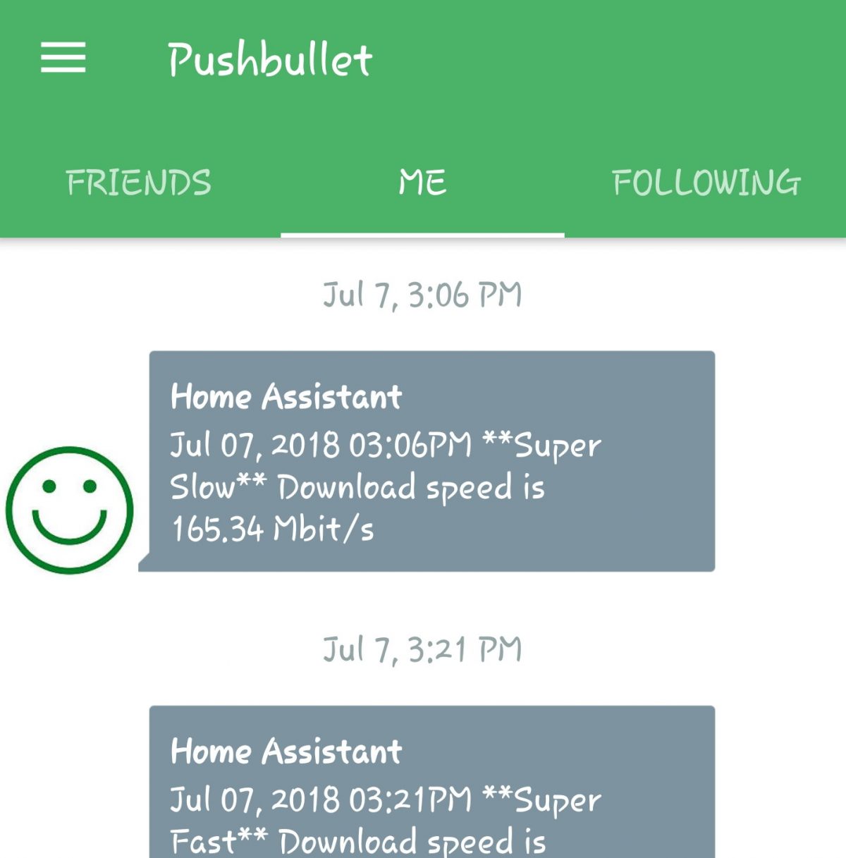 Push Notification with Pushbullet