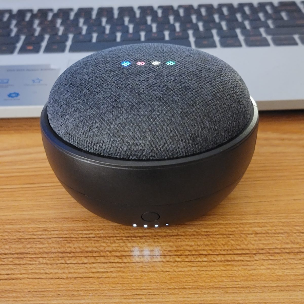 Google Home Mini on Wheels (Battery)